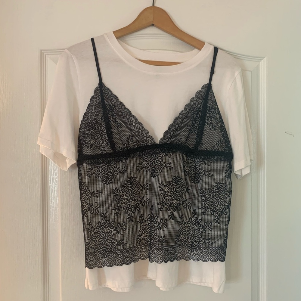 Layered Lace Tee